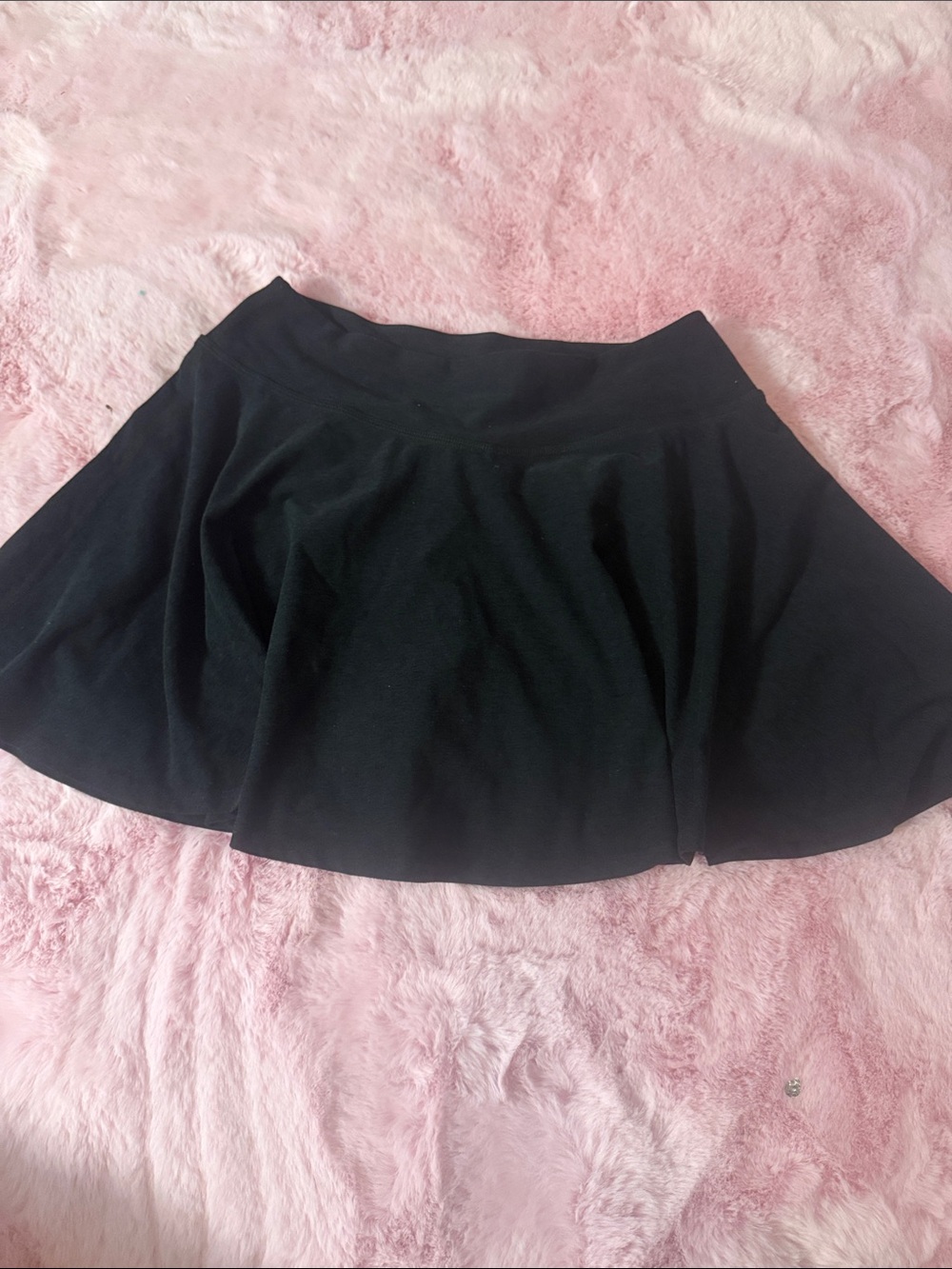 Black Flared Mini Skirt - Classic Women's Skirt